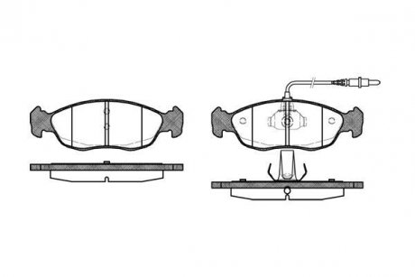 Гальмівні колодки WOKING P561302