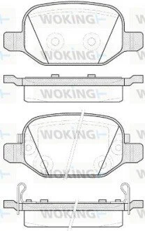 Колодки гальмівні WOKING P6273.52