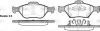 Колодки тормозные диск. перед. (пр-во Remsa) Toyota Yaris 05> 11> (P6663.12) WOKING