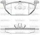 Колодки тормозные дисковые VAG Fabia I II Octavia I Roomster / Polo 02&gt; 09&gt; 14&gt; WOKING P7333.00 (фото 1)