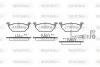 Колодки тормозные дисковые передние Audi A3 1.2 03-12,Audi A3 1.2 08-13,Audi A3 WOKING P733321 (фото 1)