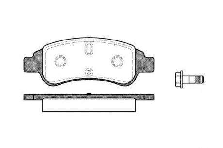 Колодки тормозные дисковые передние Citroen C4 1.4 04-11,Citroen C4 1.6 04-11 (P WOKING P940330 (фото 1)