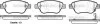 Колодки тормозные дисковые Fiat Doblo I 1,3Mjet 1,9JTD 05>10 / Opel Corsa D 08> P9583.31