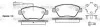 Колодки тормозные дисковые Fiat Linea Punto 500 / Opel Corsa D / PSA Nemo Bipper WOKING P9583.32 (фото 1)