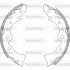 Колодки тормозные барабанные задние Nissan Almera classic 1.6 06- (Z4144.00) WOK Z414400