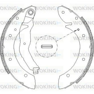 Колодки гальмівні барабанні WOKING Z439601