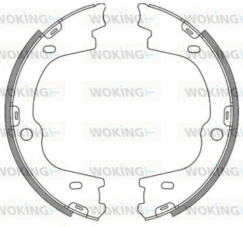 Фото 1 - колодки гальмівні WOKING Z4673.00 Колодки гальмівні WOKING Z4673.00 (фото 1)