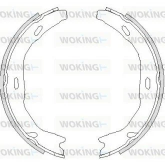 Фото 1 - колодки стоянкового гальма (Remsa) MB C204 (Z4751.00) WOKING Z475100 Колодки стоянкового гальма (Remsa) MB C204 (Z4751.00) WOKING Z475100 (фото 1)