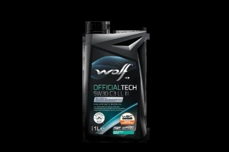 OFFICIALTECH 5W30 C3 LL III 1Lx12 (NEW) Wolf 1048179
