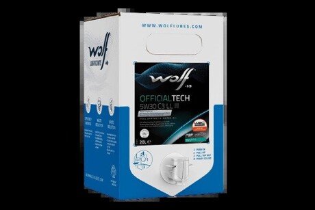 VITALTECH 5W40 BIB 20L (NEW) Wolf 1051076