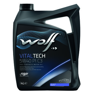 Моторна олія Vitaltech PI C3 5W-40 синтетична 4 л Wolf 8302916