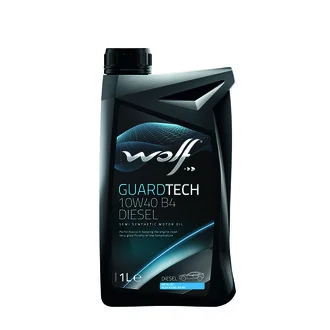 Моторное масло Guardtech B4 Diesel 10W-40 полусинтетическое 1 л Wolf 8303517