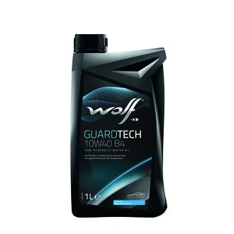 Моторное масло Guardtech B4 10W-40 полусинтетическое 1 л Wolf 8303616