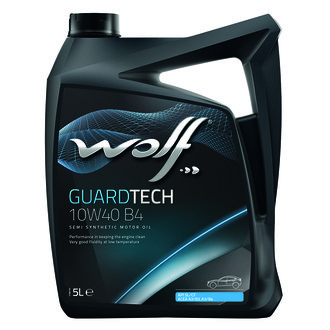 Моторна олія Guardtech B4 10W-40 напівсинтетична 5 л Wolf 8304019 (фото 1)