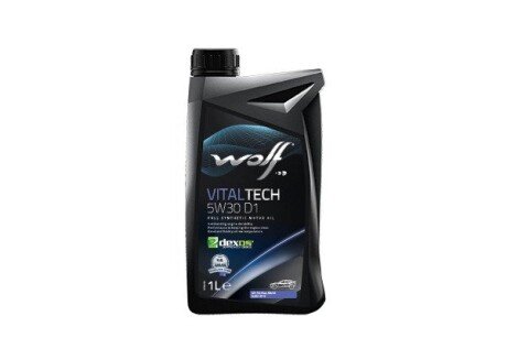 Моторна олія Vitaltech D1 5W-30 синтетична 1 л Wolf 8332241 (фото 1)