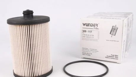 Фільтр паливний WUNDER WUNDER FILTER WB 117