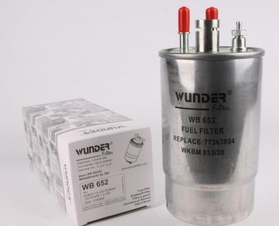 Фільтр паливний WUNDER FILTER WB 652 (фото 1)