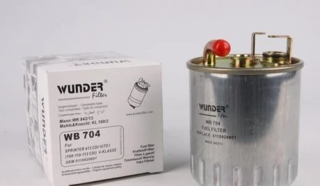 Фільтр паливний WUNDER WUNDER FILTER WB 704