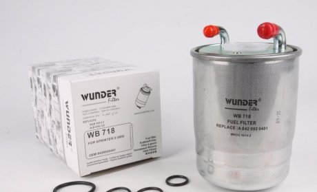 Фільтр паливний WUNDER FILTER WB 718 (фото 1)