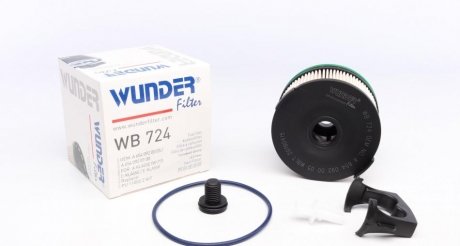 Фільтр паливний WUNDER FILTER WB 724 (фото 1)