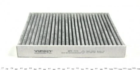 Фільтр салону WUNDER WUNDER FILTER WPK 724