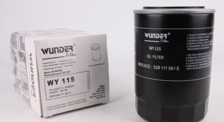 Фільтр масляний WUNDER WUNDER FILTER WY 115