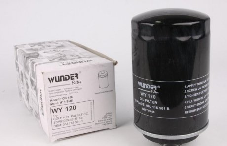 Фільтр масляний WUNDER FILTER WY 120 (фото 1)