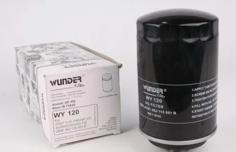 Фільтр масляний WUNDER WUNDER FILTER WY 120