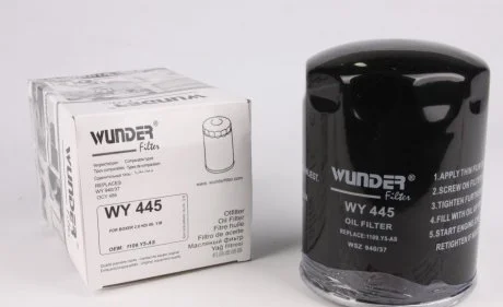 Фільтр масляний WUNDER WUNDER FILTER WY 445