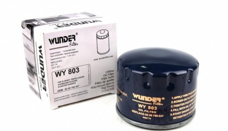 Фільтр масляний WUNDER WUNDER FILTER WY 803