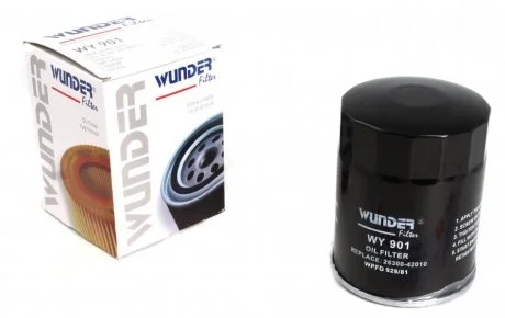 Фільтр масляний WUNDER WUNDER FILTER WY 901
