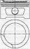 Поршень Opel Astra/Kadett 1.6i 86-05 (79.50mm/+0.5) 3103803050