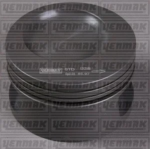 Поршень с кольцами і пальцем (размер отв. 86,00/STD) OPEL Astra F 2.0 (4цл.) (2,0 NE) YENMAK 31-03805-000