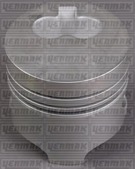 Поршень Renault Kangoo 1.9D 97- (80.51mm/+0,50) YENMAK 3104163050