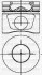 Поршень VW Caddy III 2.0TDI 07-10 (81.01mm/STD) 3104298000