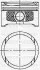 YENMAK Поршень с кольцами і пальцем  (размер отв. 76,51/STD)  VW GOLF 1.6 16v (4цл.) (BCB) 31-04315-000