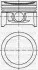 Поршень с кольцами і пальцем (размер отв. 63.50/STD) DM Smart 0.7 98- (M 160 E6AL B03 / B04 / B05) YENMAK 31-04720-000 (фото 1)