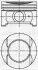 Поршень з кільцями і пальцем (размер отв. 83 / STD) CITROEN Xsantia/Xsara 1.8i, PEUGEOT 306/406 1,8і (XU7 JP 4, LFY) YENMAK 31-04924-000 (фото 1)