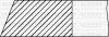 Комплект поршневих кілець (на 1 поршень) (71,01/+0.50) (1,2/1,2/2,0) AUDI A1/A3 1.2TFSI, SKODA Fabia 1.2TSI, VW Golf/Polo/ Touran 1,2TSI (Бензин, 4ц) YENMAK 91-09106-050 (фото 2)
