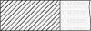 Комплект поршневих кілець (на 1 поршень) Renault Scenic 2.0 (83.2/0.5) (1.5/1.75/3) YENMAK 91-09176-050 (фото 1)