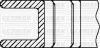 Кільця поршневі VW Polo 1.0/1.3i 81-94 (75.51mm/+0.5) (1.75-2-3) YENMAK 9109299050 (фото 3)