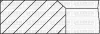 Кільця поршневі Audi 80/100/VW Passat/Golf 1.8-2.8 83-05 (81.51mm/+0.5) (1.5-1.75-3) 9109307050