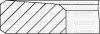 Кільця поршневі Ford Transit 2.5D/TD (93.67mm/STD) (2.5-2-4) 9109420000