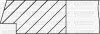 Комплект поршневих кілець (на 1 поршень) FORD Scorpio 1.8 (86.71/0.5) (1.6/2/4) YENMAK 91-09423-050 (фото 2)