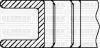 Комплект поршневих кілець FORD FIESTA 1.25 (72.16/+0.50) (1.2/1.5/2.5) YENMAK 91-09432-050 (фото 3)