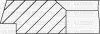 Комплект поршневих кілець (на 1 поршень) FORD Transit Connect 1.8TDCi (82.5/STD) (1.75/2/2) YENMAK 91-09477-000 (фото 2)