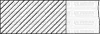 YENMAK Комплект поршневих кілець (на 1 поршень) OPEL Astra G 1.6 (79/STD) (1.2/1.5/2.5) 91-09817-000