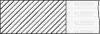 YENMAK Комплект поршневих кілець (на 1 поршень) FORD TRANSIT 2.4TDCi 06- (90.16/0.25) (2/2/2) 91-09968-025