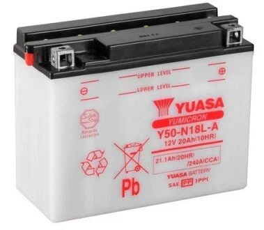 МОТО 12V 21,1Ah YuMicron Battery (співзаряджень)) YUASA Y50-N18L-A