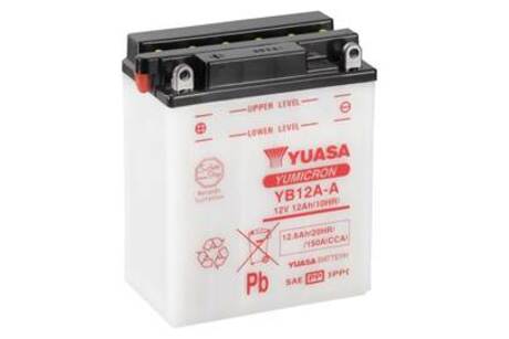 МОТО 12V 12,6Ah YuMicron Battery (співзаряджень)) YUASA YB12A-A (фото 1)